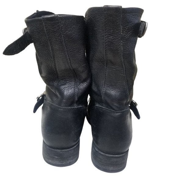 Frye Womens 10B Black Leather Slouchy Veronica Sho - Picture 6 of 10